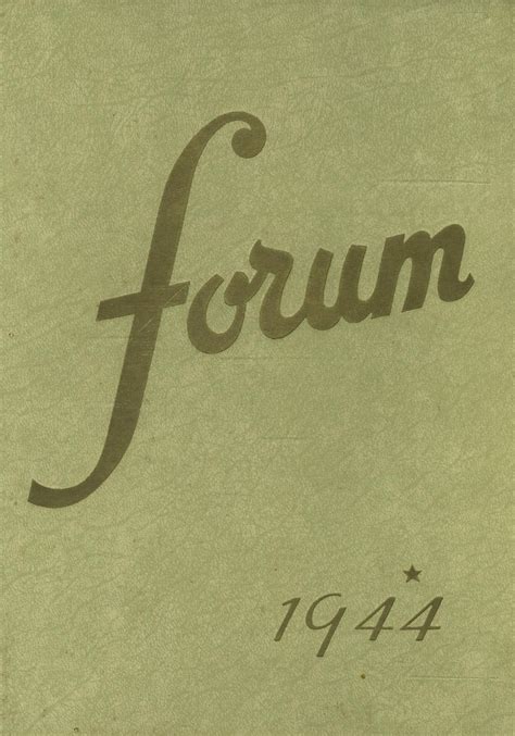 1944 Yearbook From Senn High School From Chicago Illinois For Sale