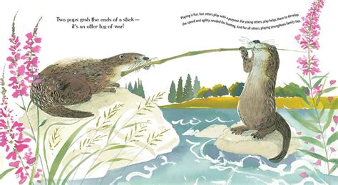 Otters Love To Play By Johnathan London Illustrated By Meilo So Book