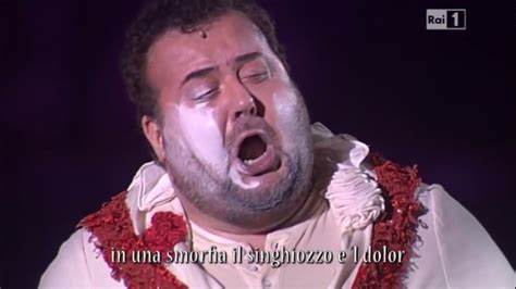 Pagliacci Vesti La Giubba Fabio Sartori Mario Lanza YouTube