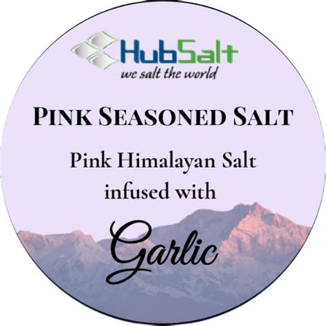 Pink Himalayan Seasoned Salt Garlic Hubsalt Eshop