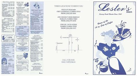 Lester's Diner Menu, Menu for Lester's Diner, Fort Lauderdale, Miami ...