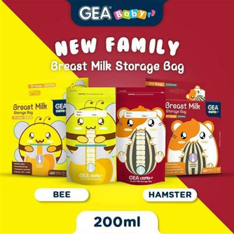 Jual Gea Baby Kantong Asi Breast Milk Storage Bag Ml Di Seller