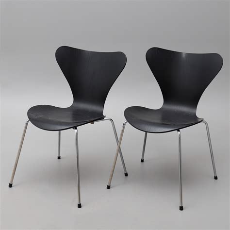 Bilder F R Arne Jacobsen Sjuan Stolar Stycken F R