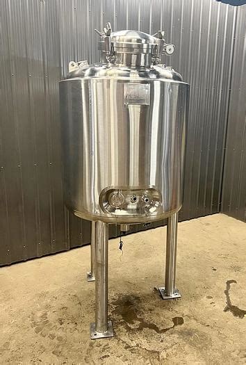 Used Sold USED 275 GALLON JACKETED TANK REACTOR 316 STAINLESS STEEL