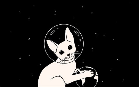 Cat Astronaut Wallpaper