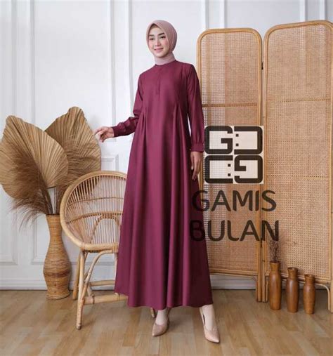 Gamis Bulan Wanita Terbaru Kekinian Bahan Katun Toyobo Premium