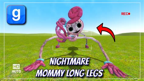 New Poppy Playtime Nightmare Mommy Long Legs In Garry S Mod Youtube