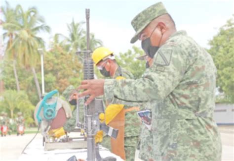 Destruyen Armas Decomisadas En La 27 Zona Militar De Pie De La Cuesta