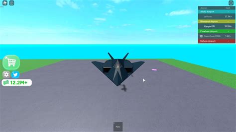 Découverte du nouvel avion Nighthawk Airport Tycoon Roblox YouTube