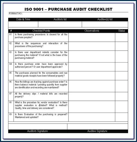 Internal Audit Schedule Template Iso 17025 Template 2 Resume Examples N48mvlga1y