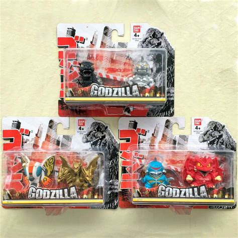 Godzilla Chibi Figures 2 Pack Godzilla Mechagodzilla Mothra King