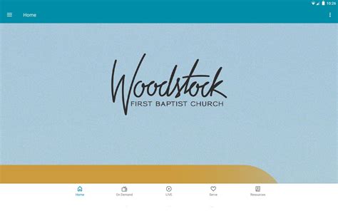 App - First Baptist Woodstock