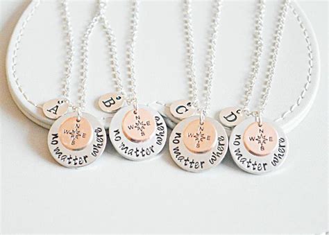 4 Best Friends 4 Friends Necklace 4 Best Friend Gifts Four - Etsy UK