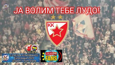 Delije Crvena Zvezda Navijanje Ja Volim Tebe Ludo YouTube