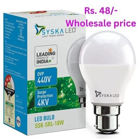 Syska Led Bulb At Best Price In New Delhi By Kiyaan Enterprises Id