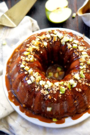 Toffee Apple Pound Cake With Caramel Sauce Carlsbad Cravings