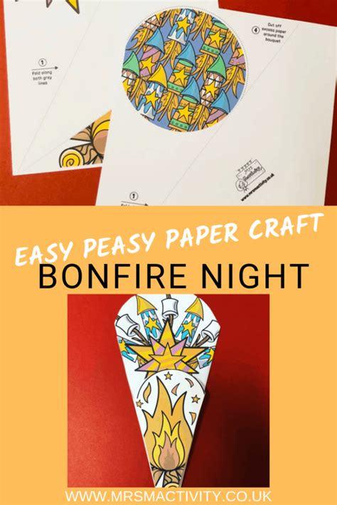 Bonfire Night Arts And Crafts Ideas For Kids