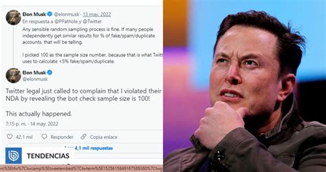 Elon Musk Confiesa En Un Tuit Que Twitter Lo Acus De Violar Acuerdo De