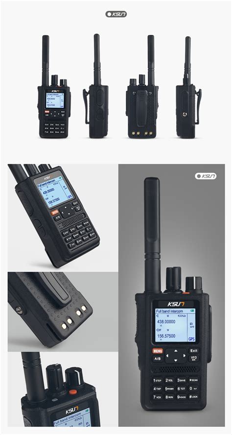 Ksun X Uv98d 10w Walkie Talkie Full Screen Gps Positioning Display