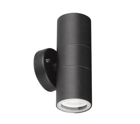 Aurora Wall Light Up Down Black Gu Lamp Holder Ip Ledvista Lighting