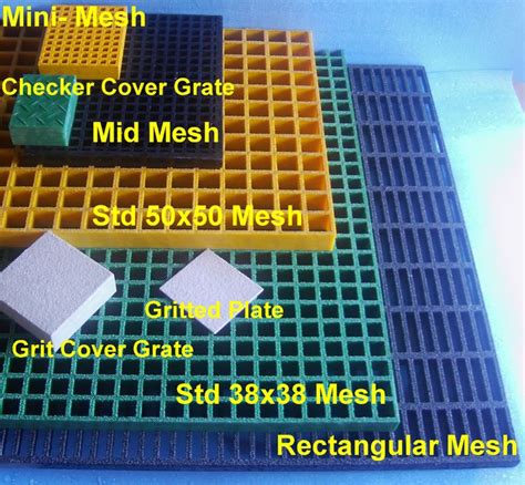 several different types of grates are shown in this diagram, with the ...