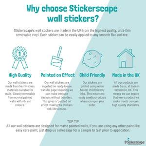 Blue Hot Air Balloon Wall Decals Nursery Wall Stickers For Baby Boy