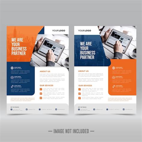 Premium Vector Corporate Poster Flyer Design Template