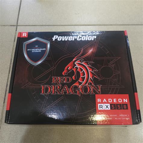 Jual Powercolor Radeon Rx Gb Ddr Red Dragon Vga Ati Power Color