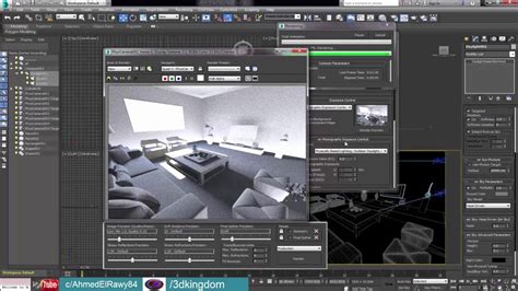 3d max 2016 الدرس 96 lighting YouTube