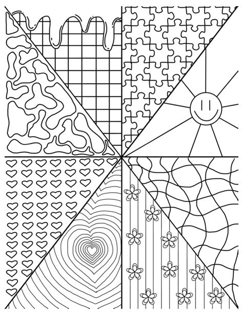 Preppy Printable Coloring Pages