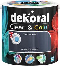 Farba Dekoral Clean Color Czarny Płomień 2 5L Opinie i ceny na Ceneo pl