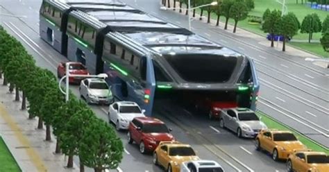 Blog Pendências Hoje China apresenta ônibus do futuro que leva 1 200