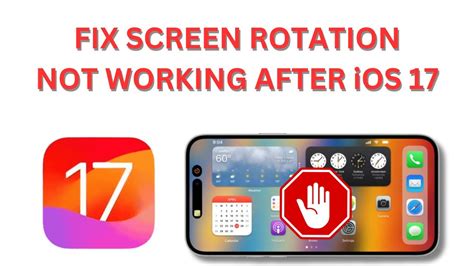 How To Fix Iphone Screen Auto Rotation Not Working On Ios Update