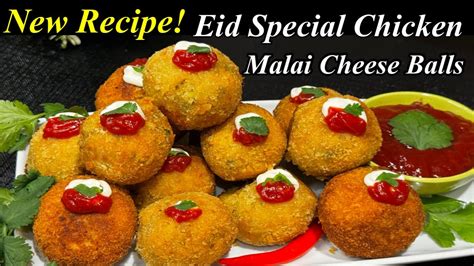 Eid Dawat Special Potato Chicken Malai Cheese Ball Recipeeasy Chicken