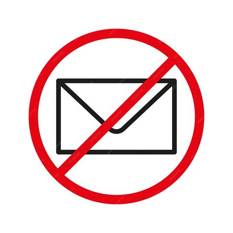 Premium Vector | No spam sign vector illustration eps 10 stock image
