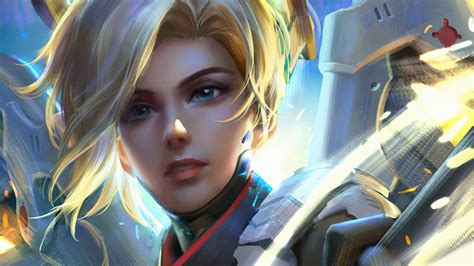 Overwatch The Mercy Wallpaper,HD Games Wallpapers,4k Wallpapers,Images ...