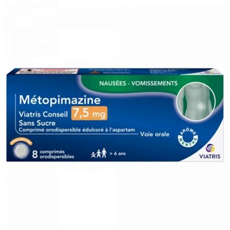 Metopimazine Viatris Nausées Mal Transports LaSante