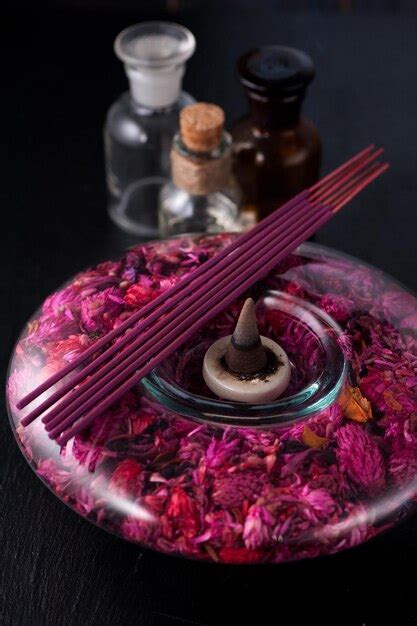 Premium Photo Incense Sticks And Essential Oils Aromatherapy