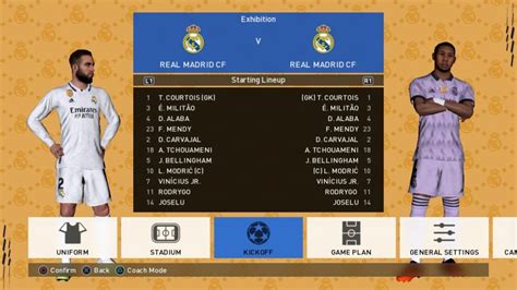 Thema Graphic Menu Efootball Real Madrid Ps Alifzn S Ko Fi