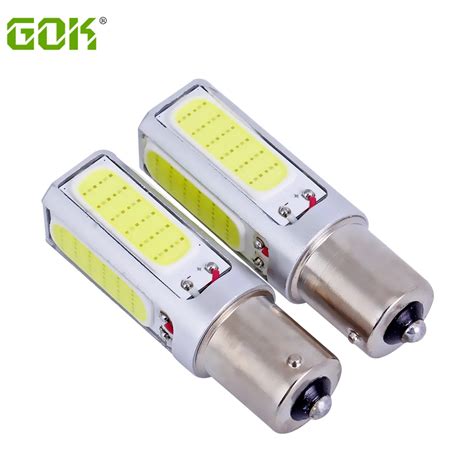 2x 1156 Led Light COB LED BA15S Fog Lamp Daytime Running Light DRL Bulb