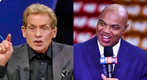 Charles Barkley Skip Bayless Trade Blows During The Match