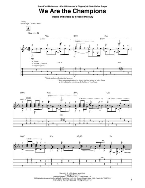 Download Queen We Are The Champions Arr Kent Nishimura Sheet Music