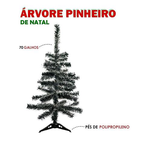 Arvore Natal Pinheiro Luxo 1 80 Pontofrio