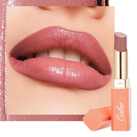 Amazon Oulac Peach Moisturizing Lipstick Nude Orange Lipsticks For Women Hydrating