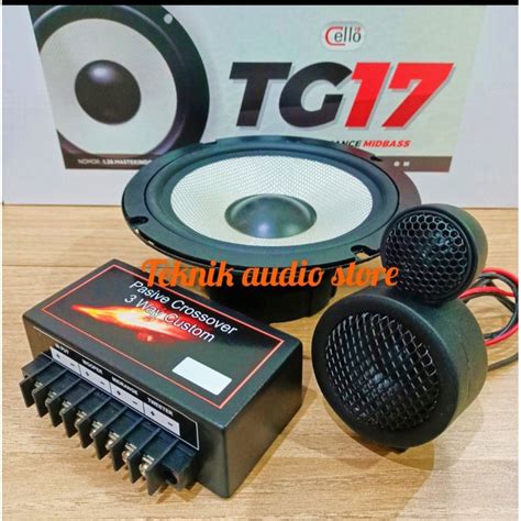 Jual Speaker 3Way Midbass Cello TG17 Dan 2Way 2inch Custom Plus