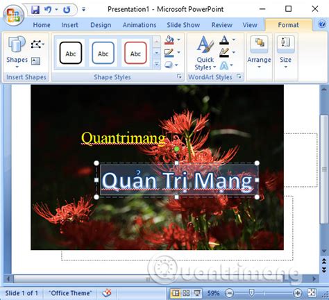 Cách Chèn Chữ Vào Hình ảnh Trong Powerpoint