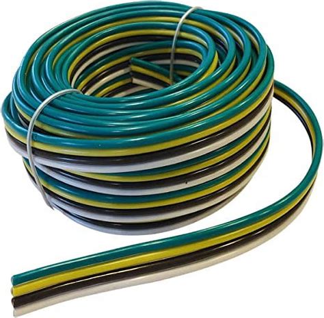 25' Trailer Wire 4-Wire Bonded Spool (16 Gauge) - Walmart.com