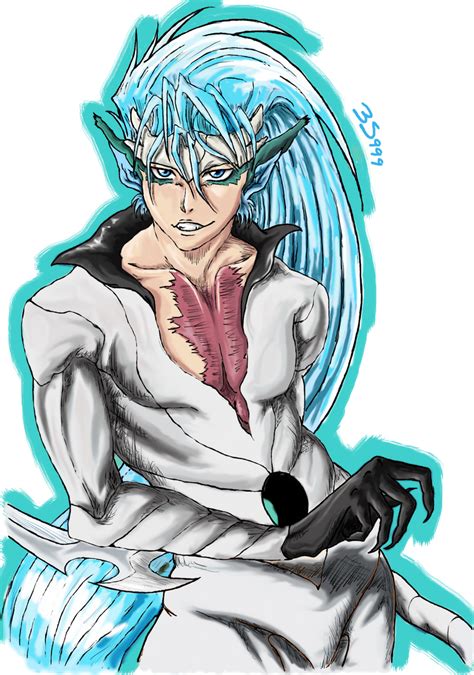 Grimmjow Pantera Colored By Bleachedsoul999 On Deviantart