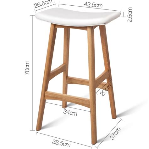 White Wood Counter Stools – HOMYSTYLE