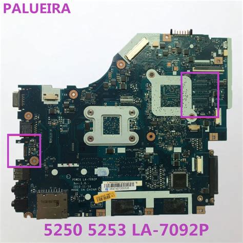 PALUBEIRA placa base para portátil Acer 5253 5250 alta calidad P5WE6